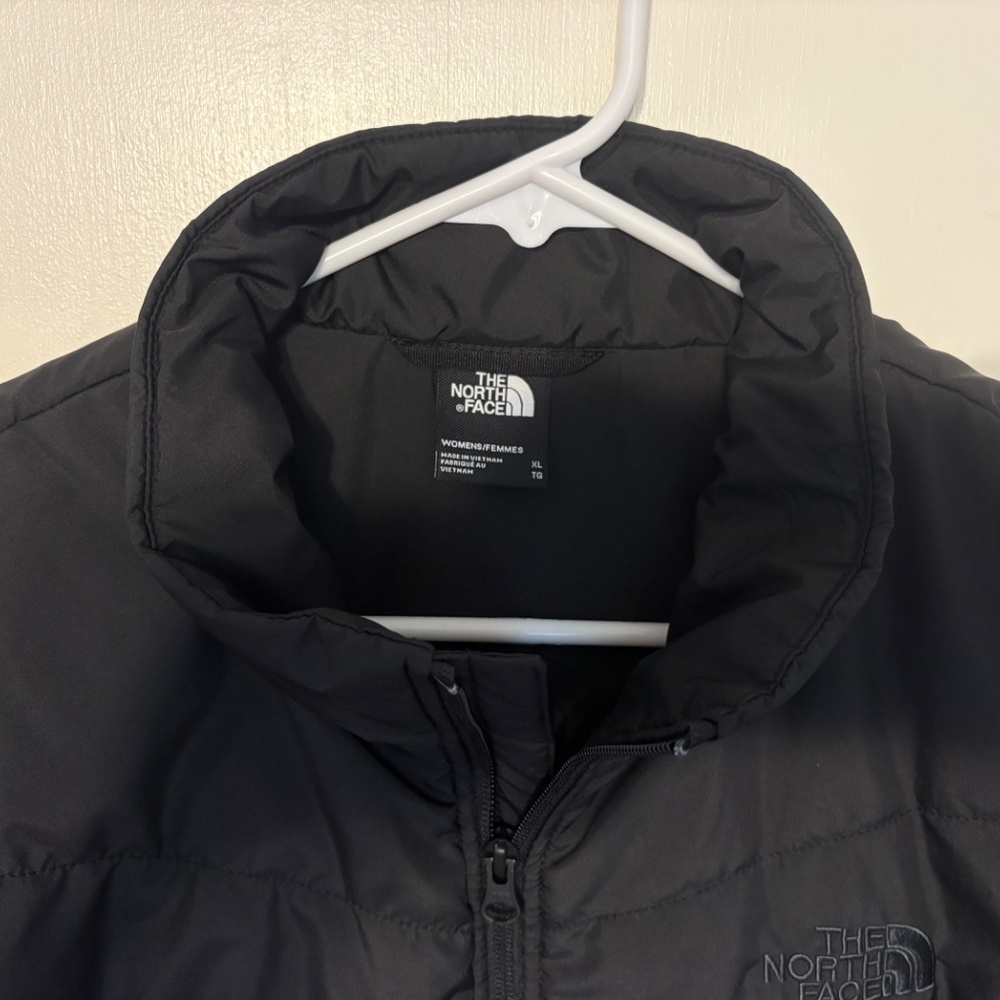 The North Face Women's Tamburello Insulated Full-Zip Puffer Vest XL Black Logo - Picture 3 of 10